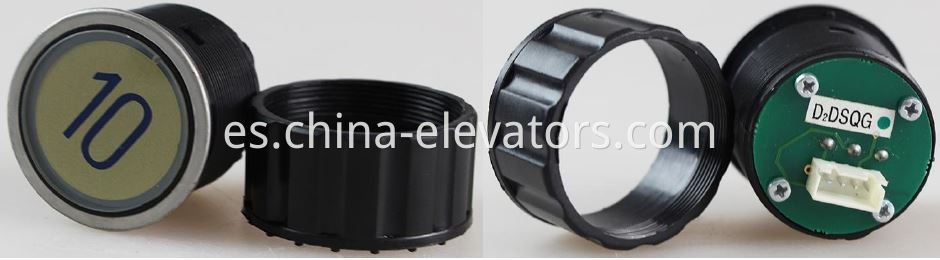 Botones pulsadores tipo Schindler D 2 Schindler D type Push Buttons 2